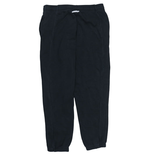 Nike Women Black Air Fleece Jogger Sweatpants Size L Regular Fit