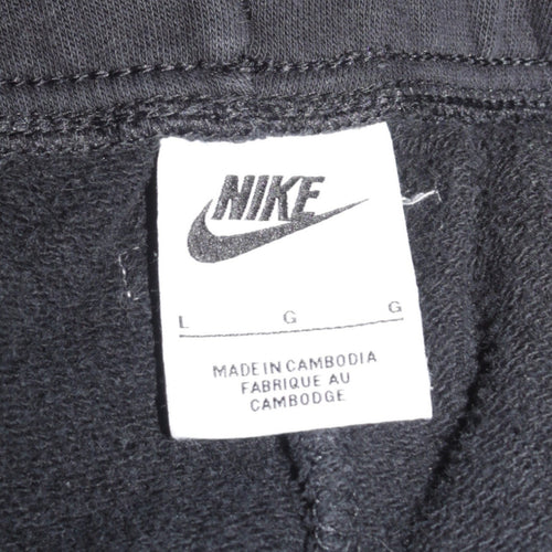 Nike Women Black Air Fleece Jogger Sweatpants Size L Regular Fit