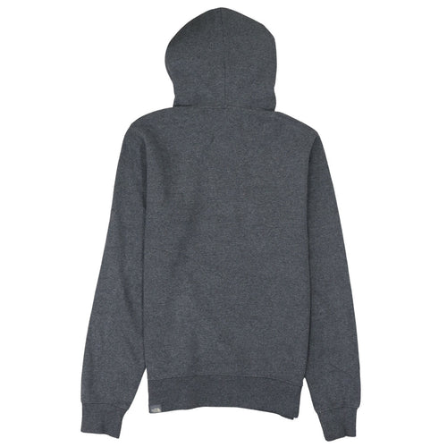 The North Face Men's Grey Pullover Hoodie Small Logo Outdoor Sweatshirt