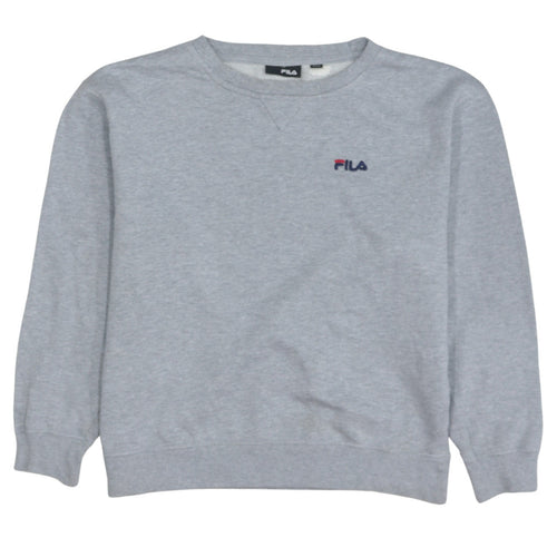 Fila Boys Grey Sweatshirt XLB Crew Neck Long Sleeve Pullover