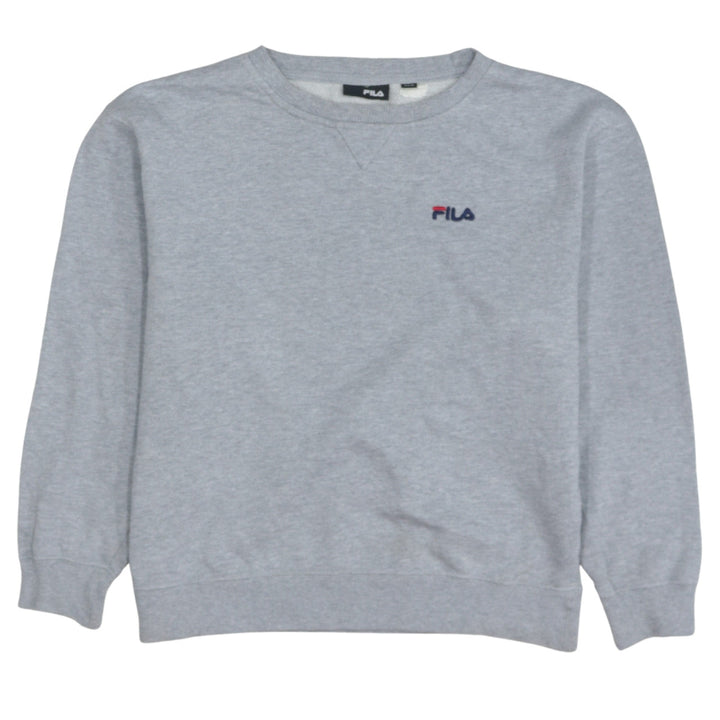 Fila Boys Grey Sweatshirt XLB Crew Neck Long Sleeve Pullover
