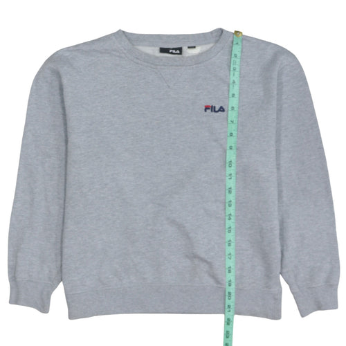Fila Boys Grey Sweatshirt XLB Crew Neck Long Sleeve Pullover
