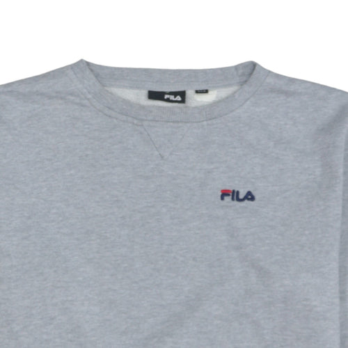 Fila Boys Grey Sweatshirt XLB Crew Neck Long Sleeve Pullover