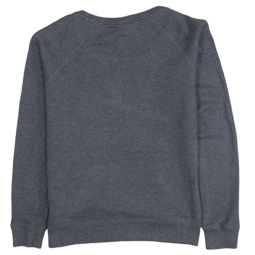 Nike Mens Grey Small Pullover Sweatshirt Logo Crew Neck