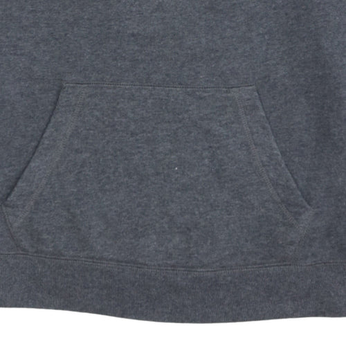 Nike Mens Grey Small Pullover Sweatshirt Logo Crew Neck