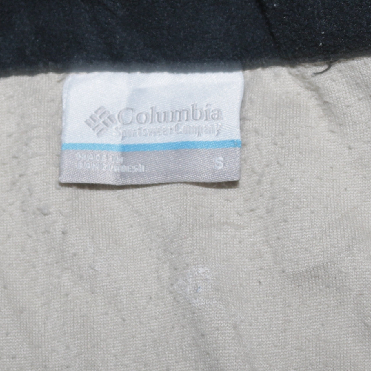 Columbia Men's Beige Full Zip Fleece Jacket Size S Outdoor Wear
