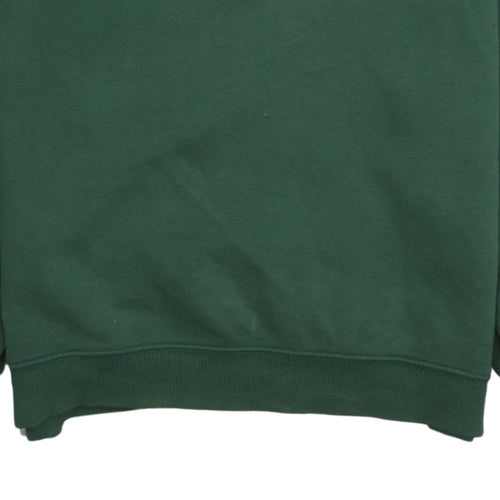 H&M Men's Green Relaxed Fit Cotton Blend Crew Neck Sweatshirt Size M