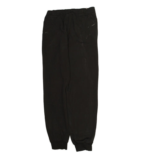 Puma Men's Black Fleece Jogger Sweatpants Size M
