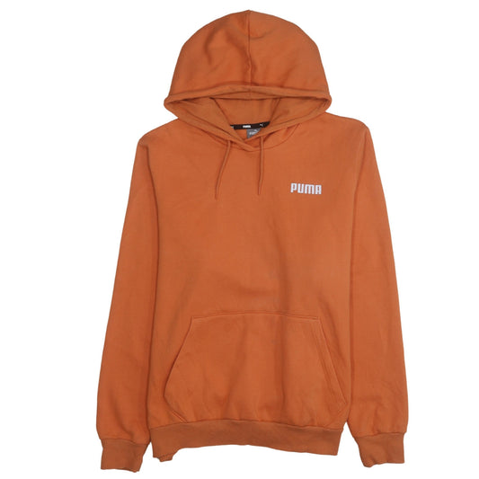 Puma Mens Orange 2XL Pullover Hoodie Sweatshirt Logo Sportswear