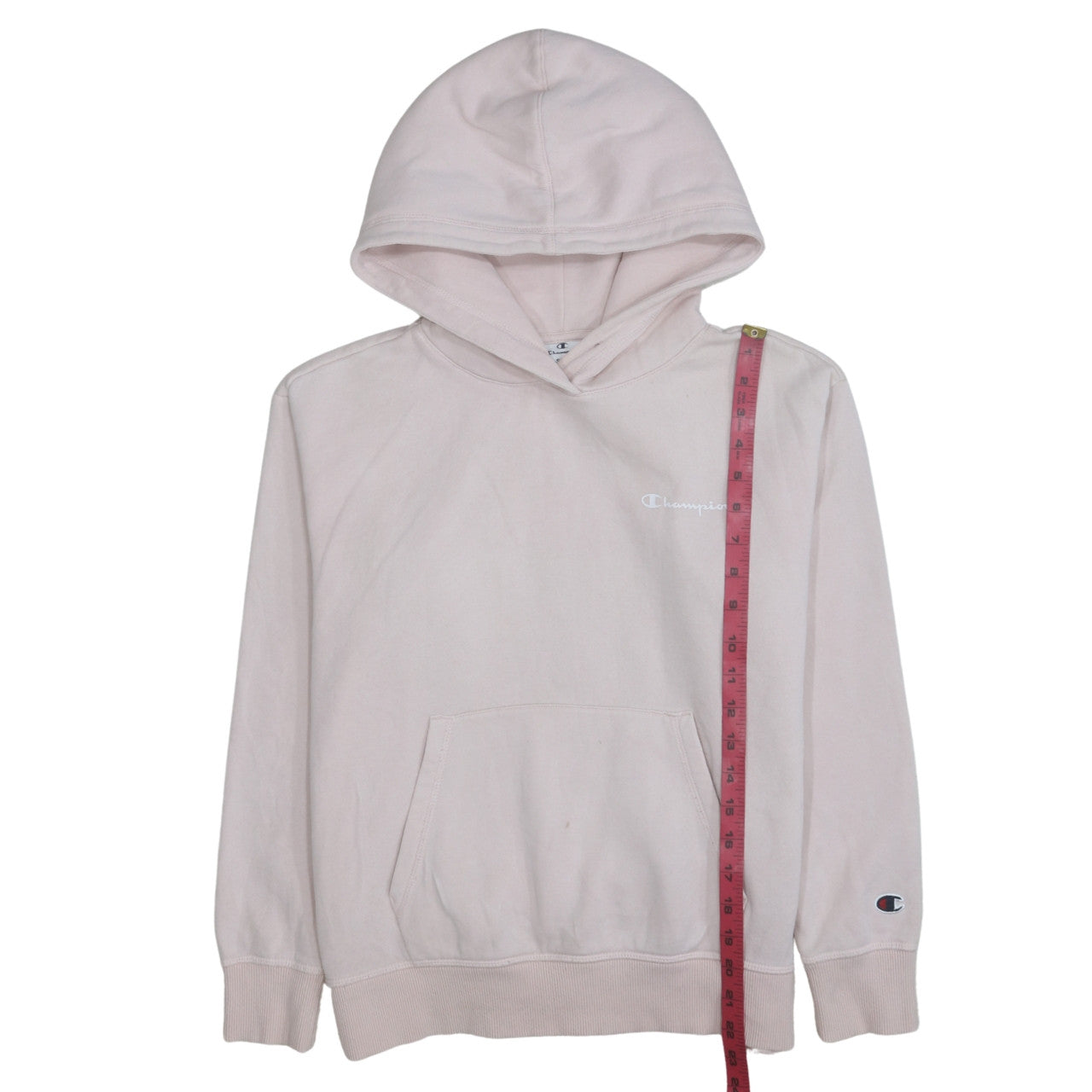 Champion Women's Beige XS Pullover Hoodie Sweatshirt Cotton Blend