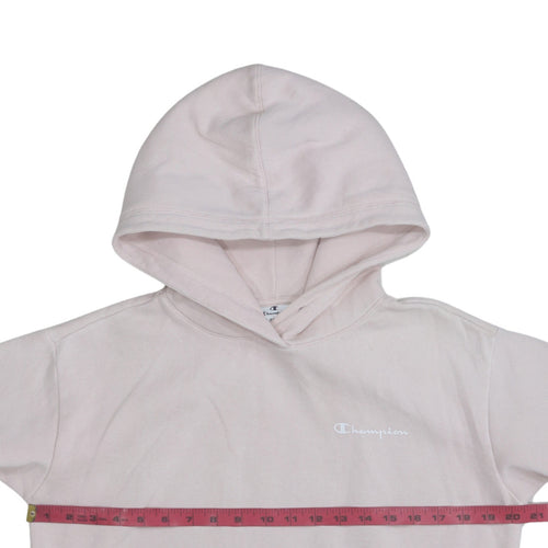 Champion Women's Beige XS Pullover Hoodie Sweatshirt Cotton Blend