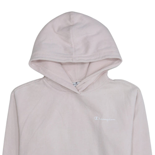 Champion Women's Beige XS Pullover Hoodie Sweatshirt Cotton Blend