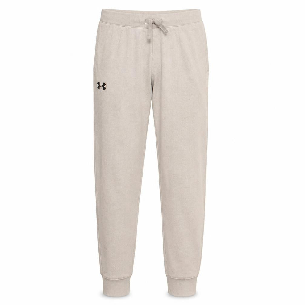 Under Armour Boys Grey Jogger Sweatpants YLG Loose Fit Activewear