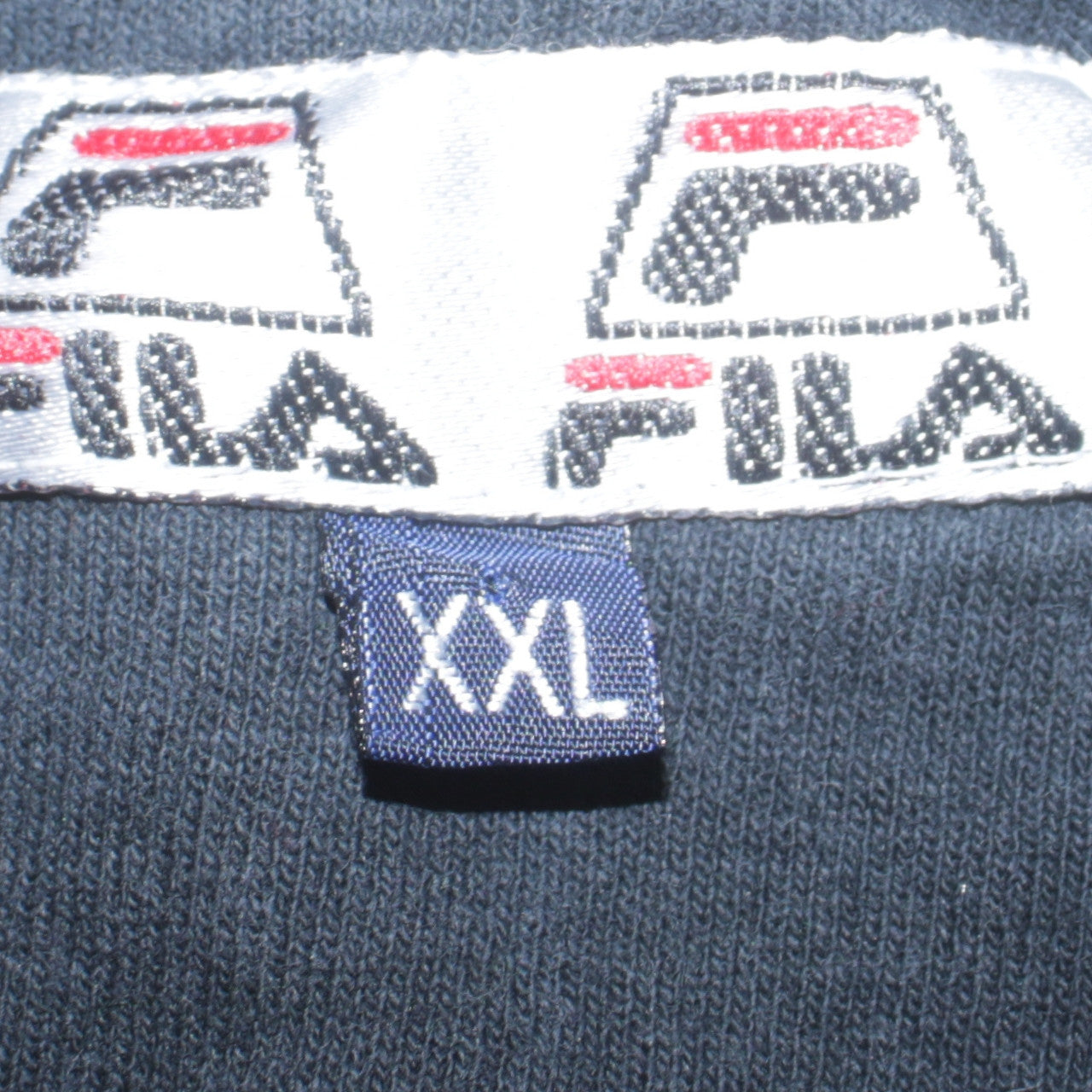 Fila Men's Black 2XL Pullover Sweatshirt Embroidered Logo