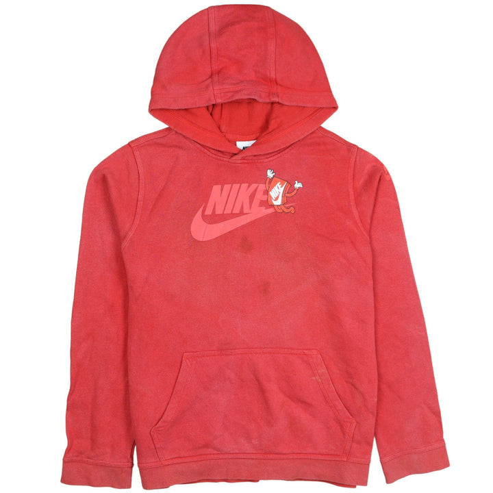 Nike Womens Red Pullover Hoodie XL Graphic Print Casual