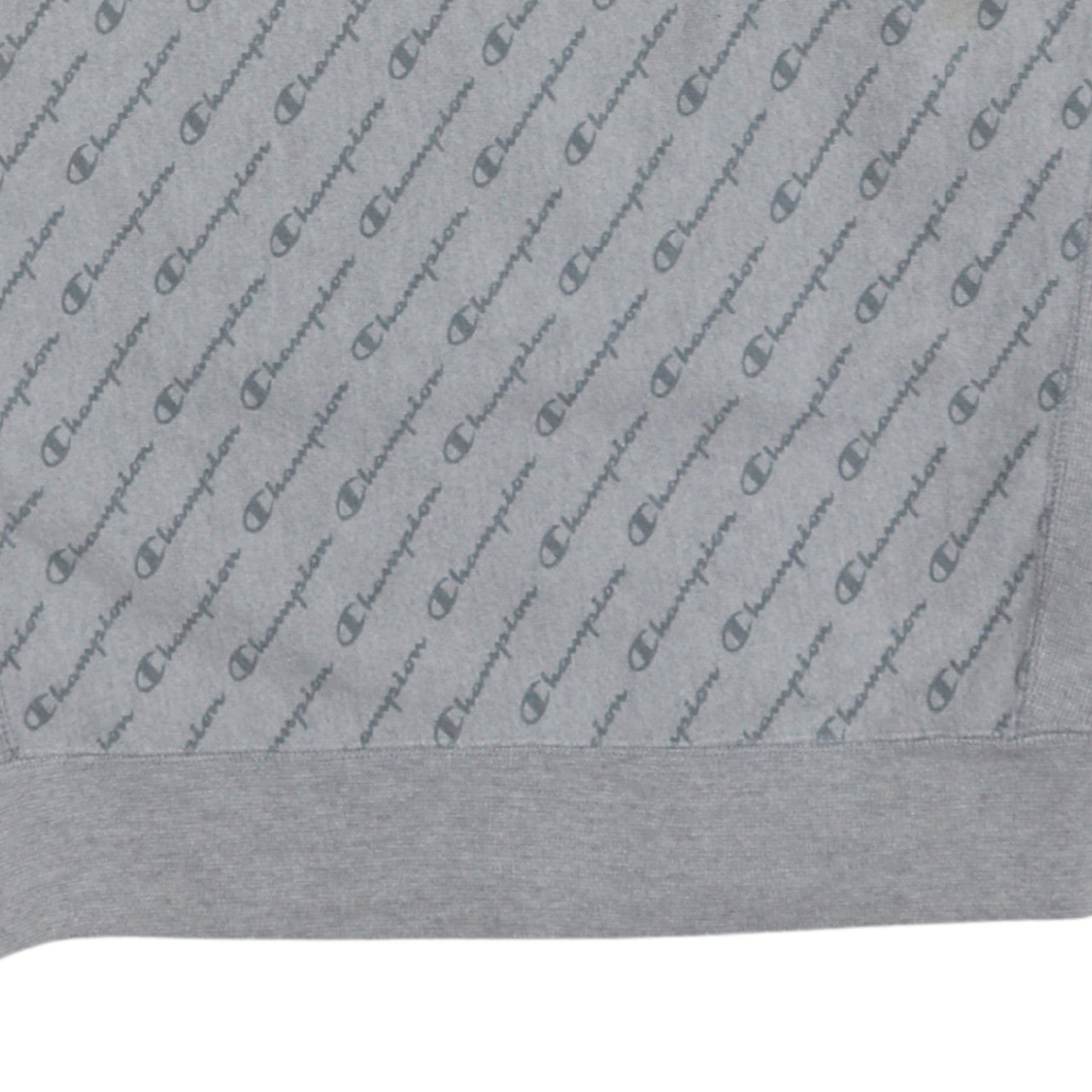 Champion Men's Grey Reverse Weave Logo Pullover Sweatshirt Size L