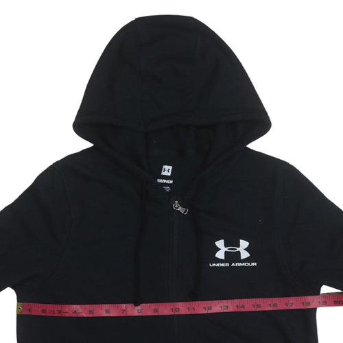 Under Armour Men's Black Small Full Zip Hoodie Sweatshirt