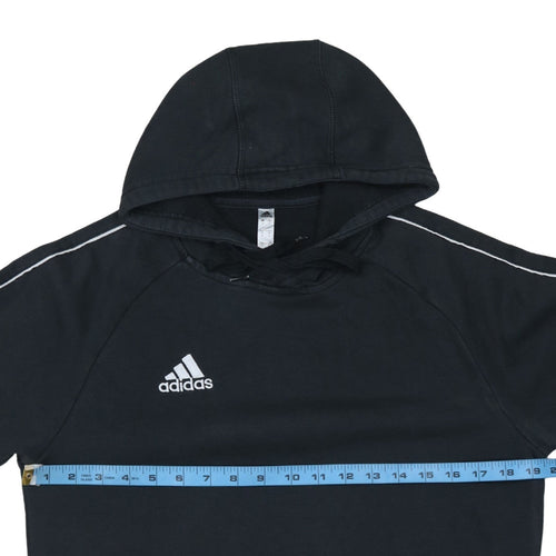 Adidas Men's Black Pullover Hoodie Small Logo Sportswear