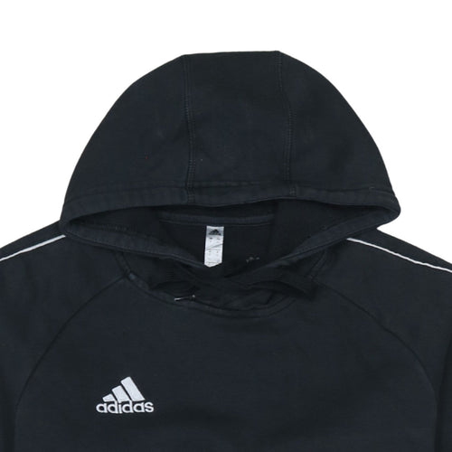 Adidas Men's Black Pullover Hoodie Small Logo Sportswear
