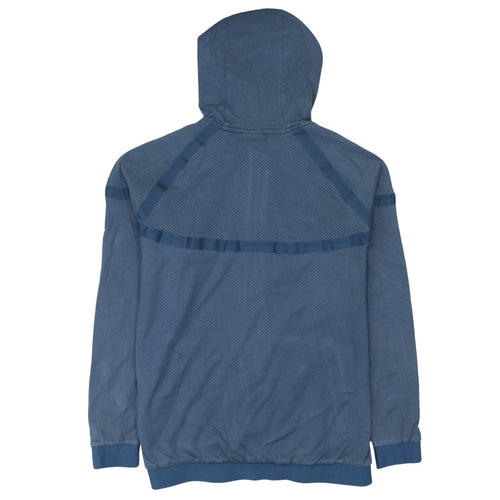 Nike Men's Blue Full Zip Cotton Hoodie Jacket Size L