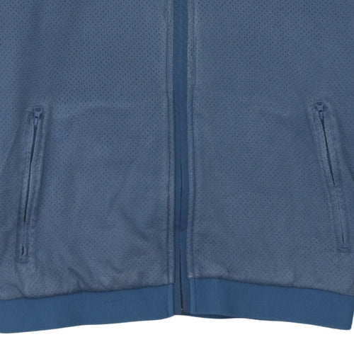 Nike Men's Blue Full Zip Cotton Hoodie Jacket Size L