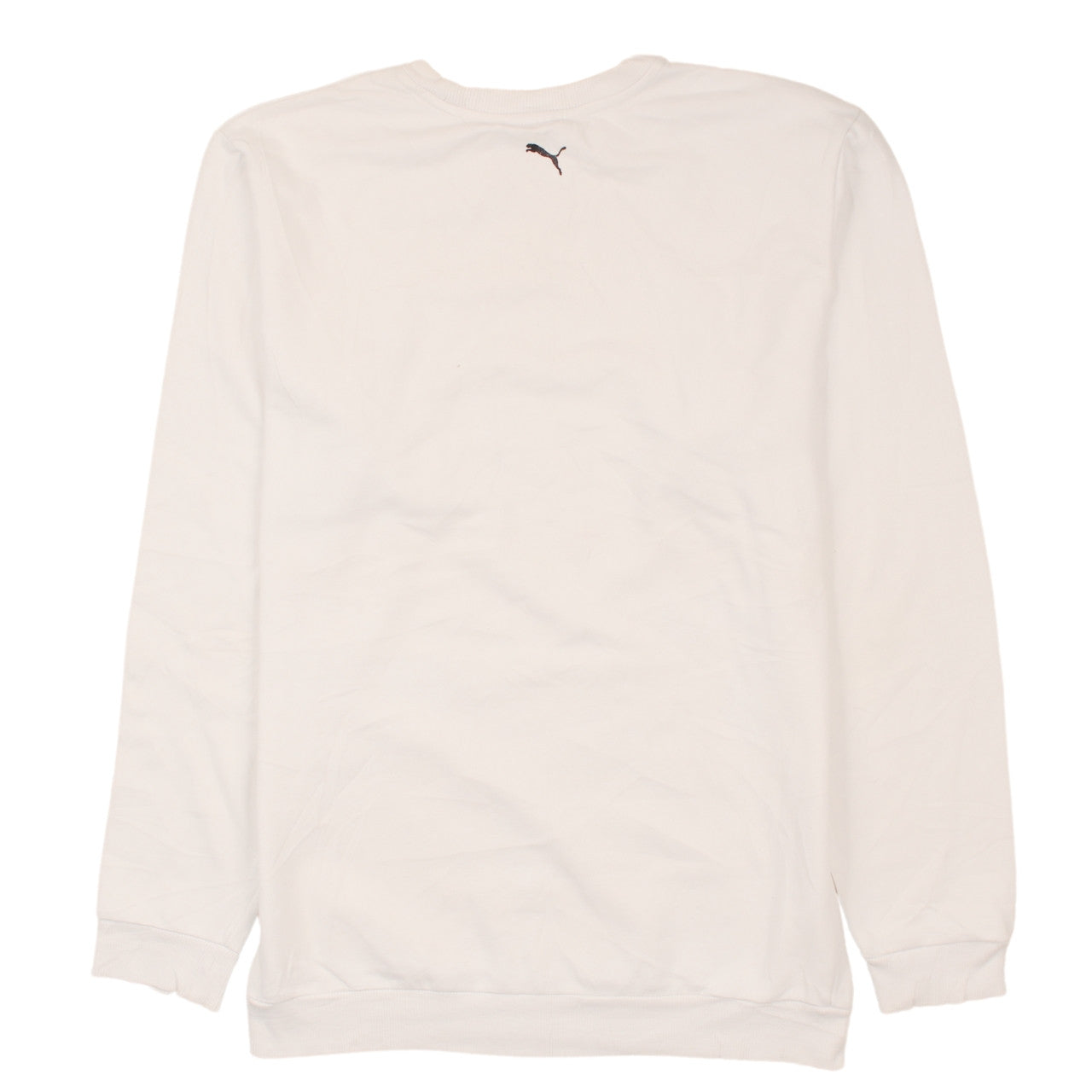 Puma Women Ivory Crew Neck Pullover Sweatshirt Size 16