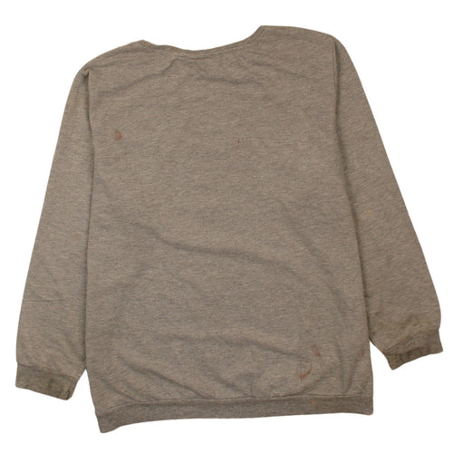 Disney Unisex Grey Mickey Mouse Crew Neck Sweatshirt M