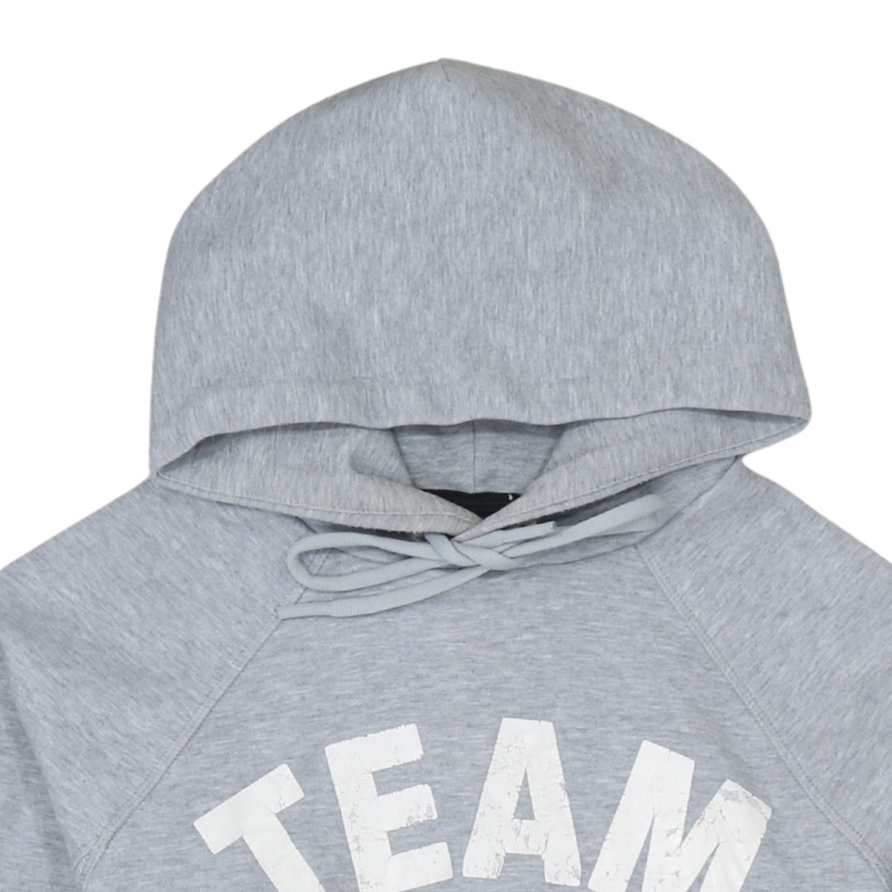 Adidas Men’s Grey Pullover Hoodie Small Team Logo Sportswear