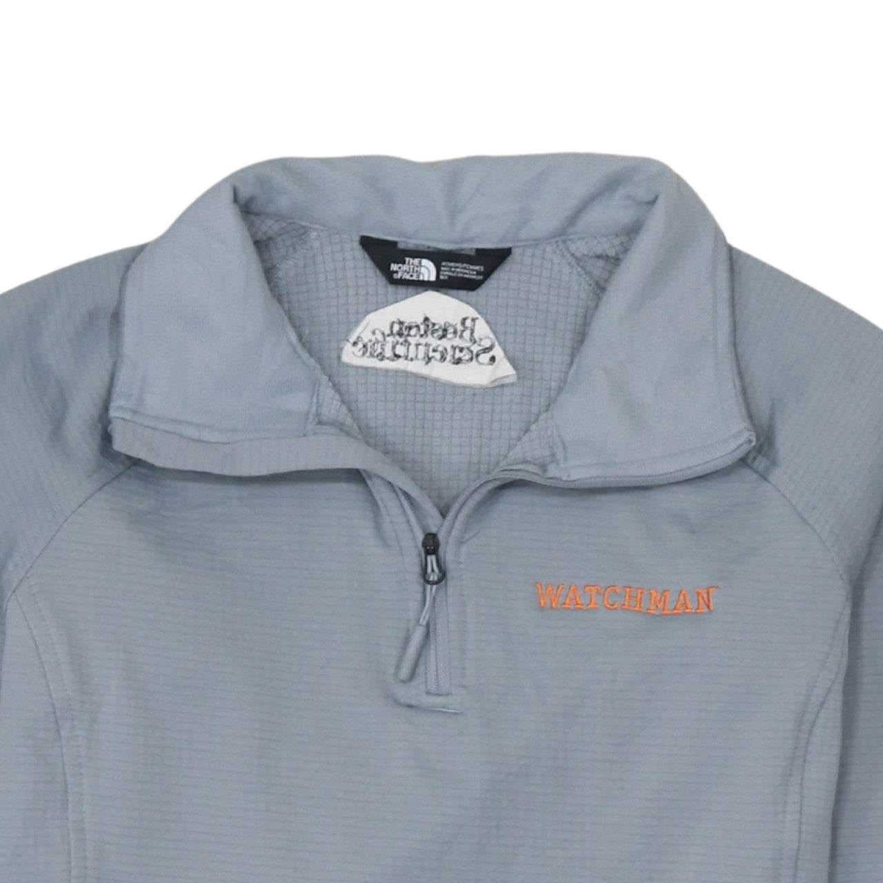 The North Face Womens Grey 1/4 Zip Pullover Sweatshirt Size M Polyester Stretch