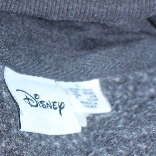 Disney Women’s Grey Minnie Mouse Hoodie Small Pullover Graphic Print