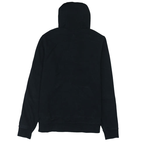 Nike Men's Black Pullover Hoodie Medium Logo Print Sweatshirt