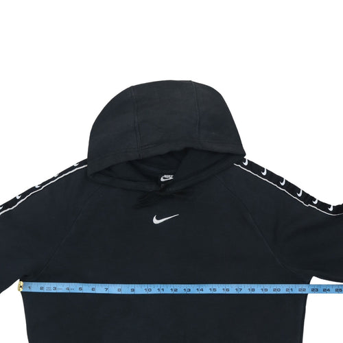 Nike Men's Black Pullover Hoodie M Logo Fleece Sportswear