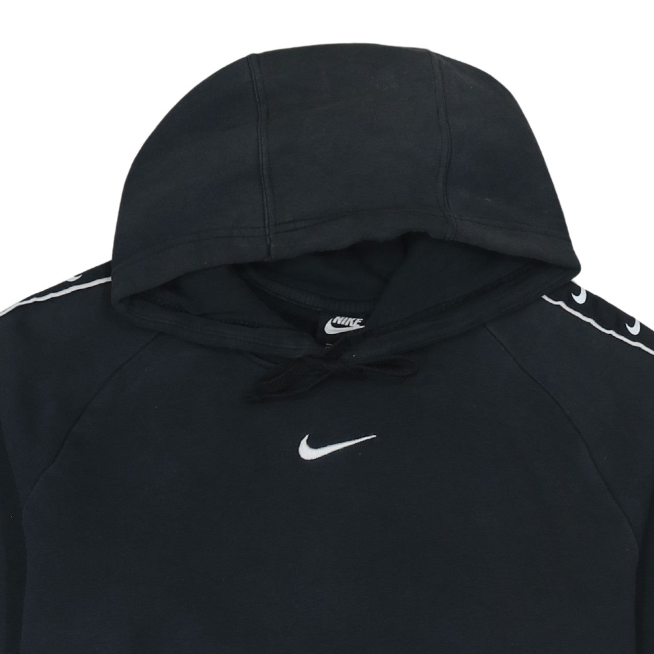 Nike Men's Black Pullover Hoodie M Logo Fleece Sportswear