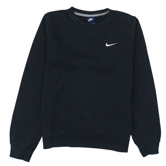 Nike Men's Black Small Crew Neck Pullover Sweatshirt