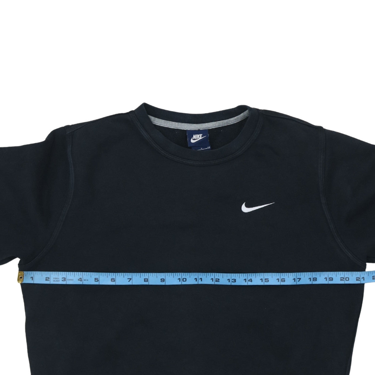 Nike Men's Black Small Crew Neck Pullover Sweatshirt