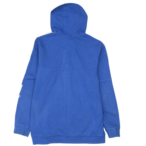 Adidas Men's Blue Full Zip Hoodie Size L Sports Fleece Jacket