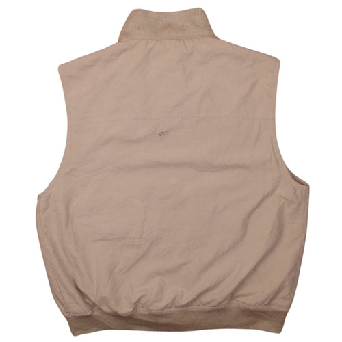 Andrea Borsani Men's Beige Cotton Waistcoat Bodywarmer Size 50