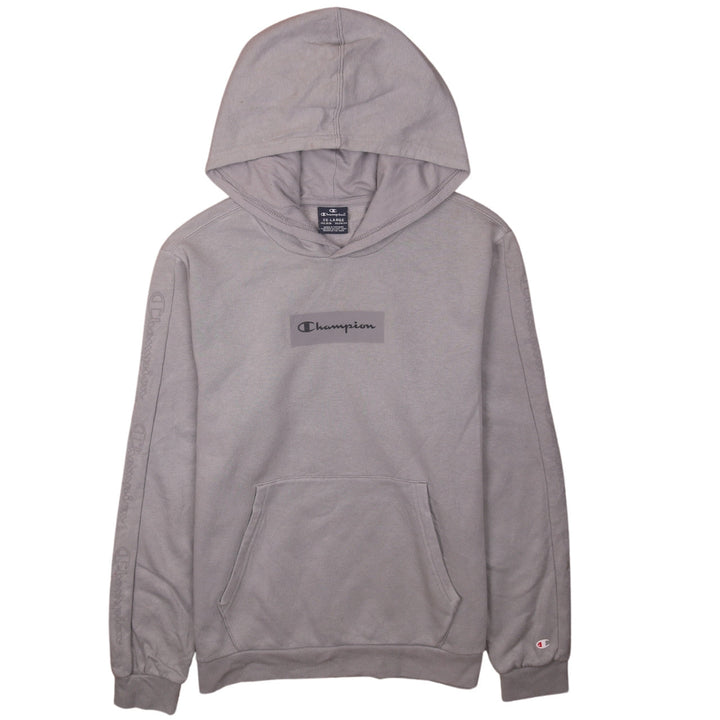 Champion Boys Grey Pullover Hoodie 15-16 Years Logo Fleece Sweatshirt
