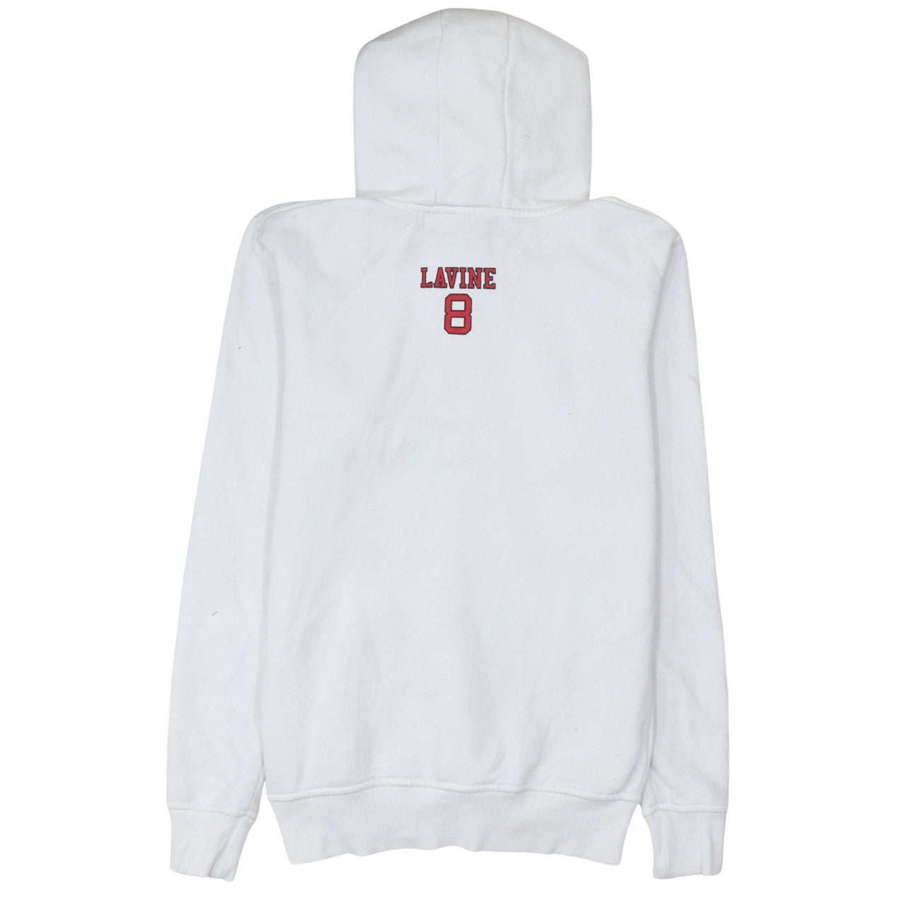 Primark NBA Chicago Bulls Men's White Hoodie Size S Pullover Fleece