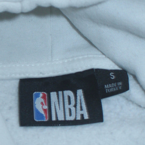 Primark NBA Chicago Bulls Men's White Hoodie Size S Pullover Fleece