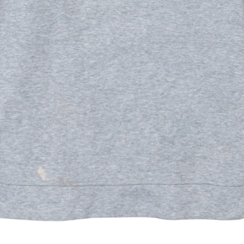 Tommy Hilfiger Womens Grey Pullover Hoodie M Cotton Blend Casual