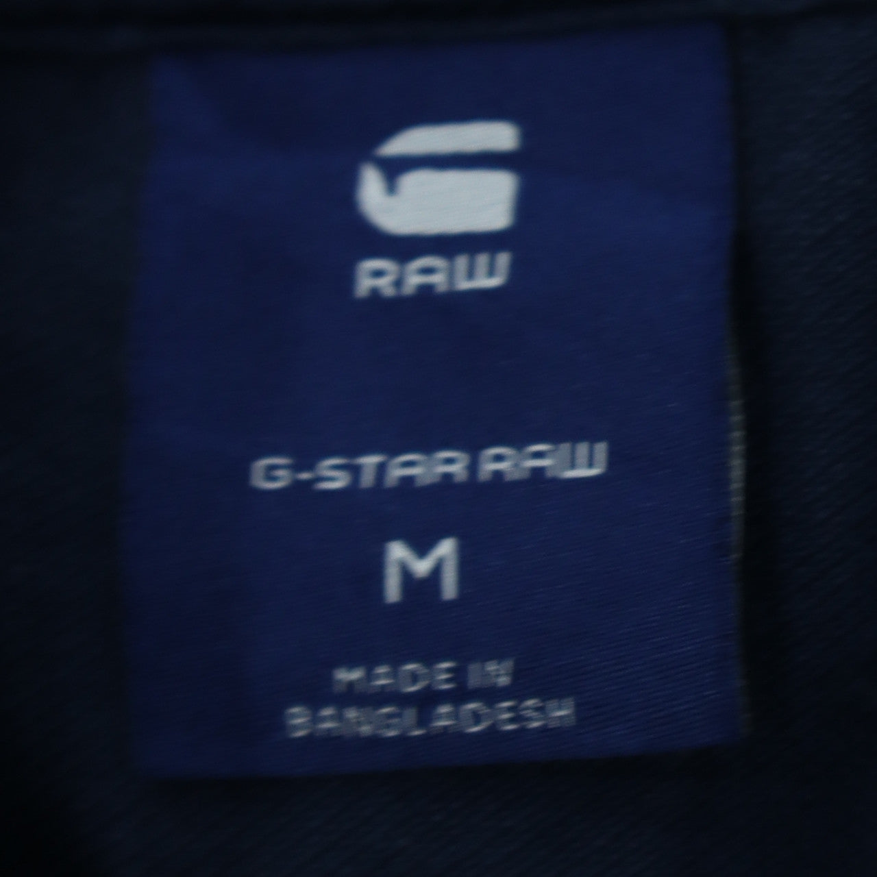 G-Star RAW Men's Blue Dunda Slim Stripe Polo Shirt Size M