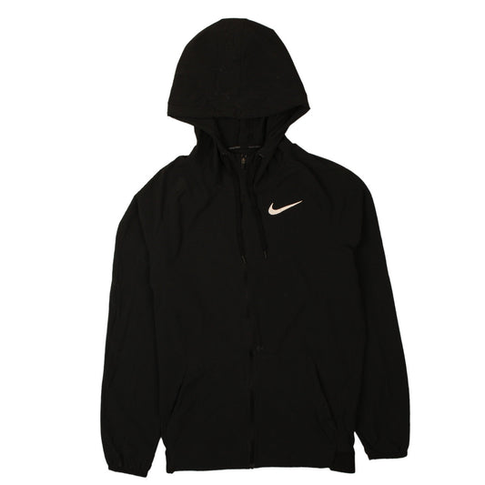 Nike Men's Black Dri-Fit Hooded Windbreaker Jacket Size M