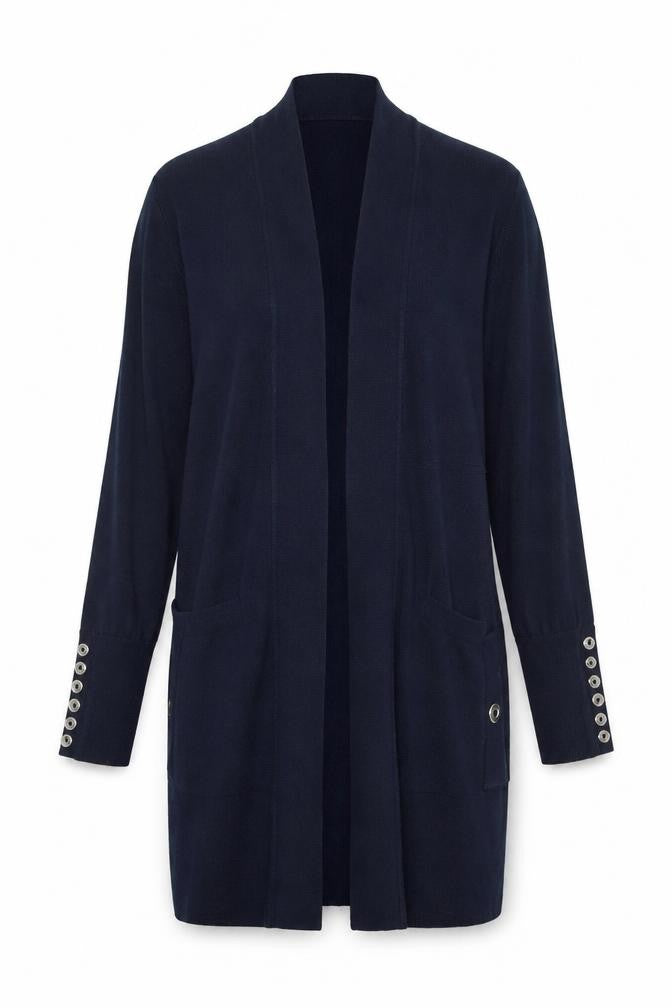 Wallis Women’s Black Long Sleeve Open Knit Cardigan Size S