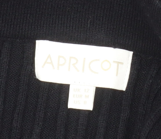 Apricot Women’s Black Knit A-Line Skirt Size 12