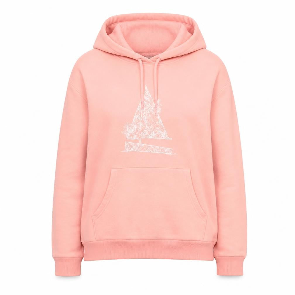 Front view of Mountain Warehouse Women's Pink Hooded Pullover Sweatshirt UK 14