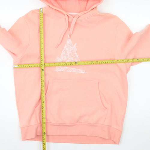 Mountain Warehouse Women's Pink Hooded Pullover Sweatshirt UK 14