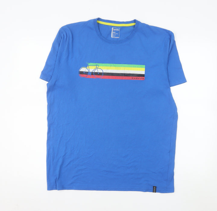 Dare 2b Men's Blue Graphic Bike T-Shirt Size L