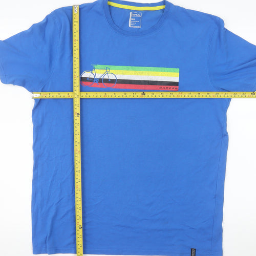 Dare 2b Men's Blue Graphic Bike T-Shirt Size L