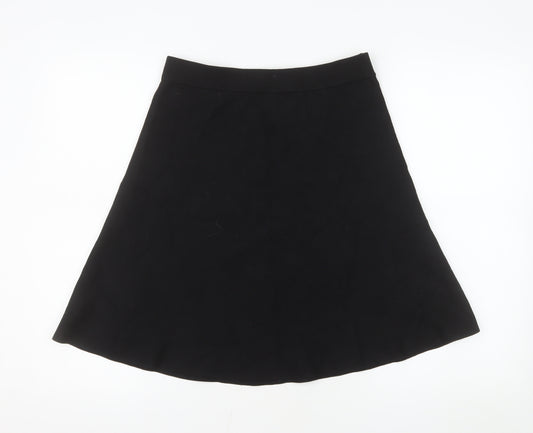 Holly & Whyte by Lindex Black A-Line Knee Length Skirt M